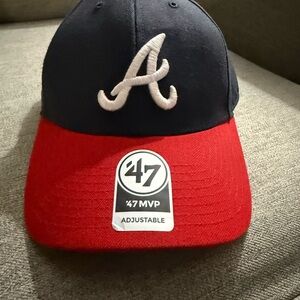 '47 MVP Adjustable Navy and Red Hat
